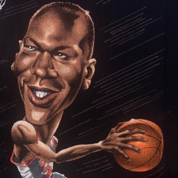 Big Head Michael Jordan Graphic Tee - Picture 2 of 2